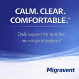Vita Sciences Migravent soft-gel capsules with ingredients list