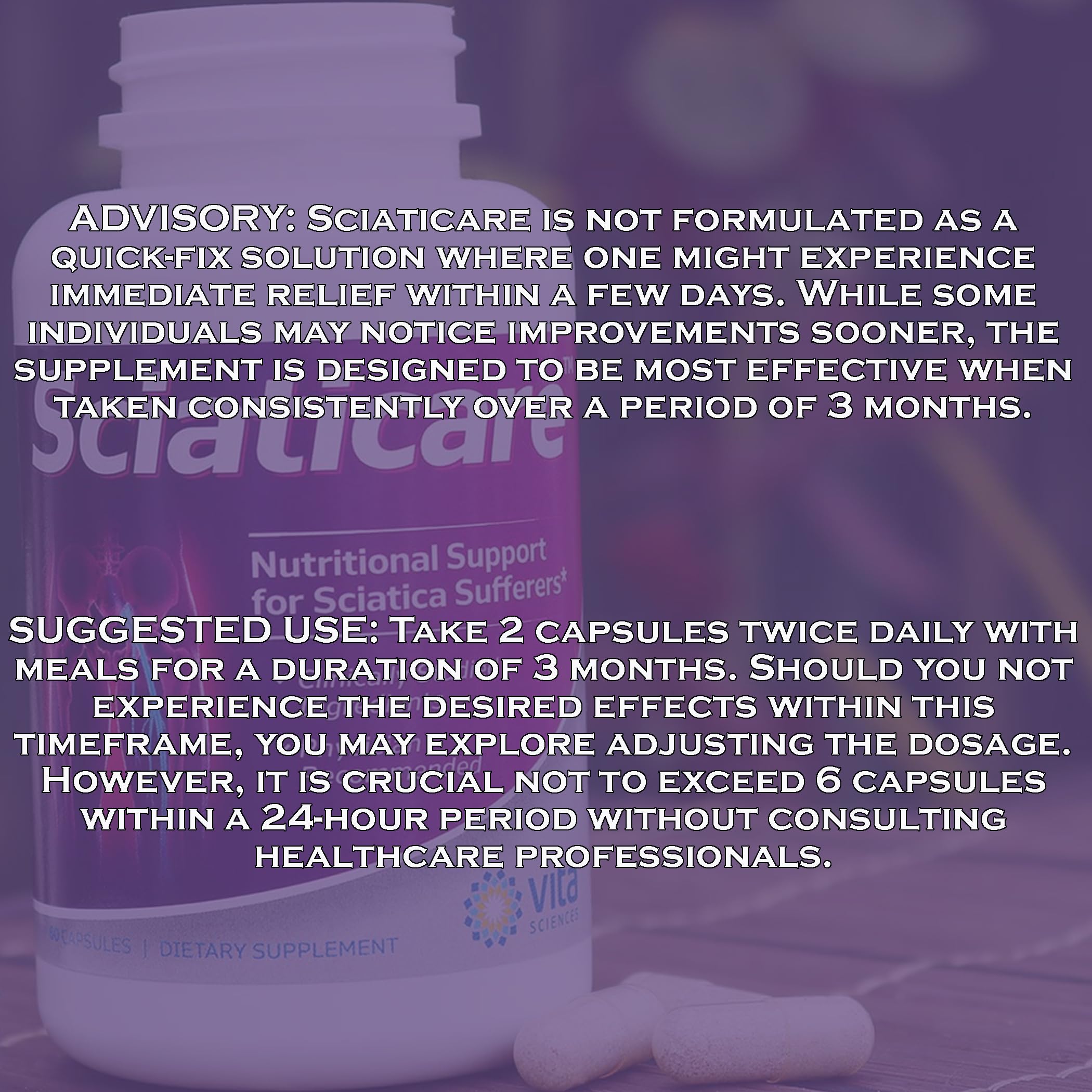 Vita Sciences Sciaticare Alpha Lipoic Acid 60 Capsules lifestyle scene