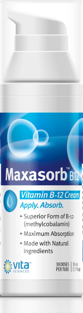 Vita Sciences Vitamin B12 Cream 100g packaging
