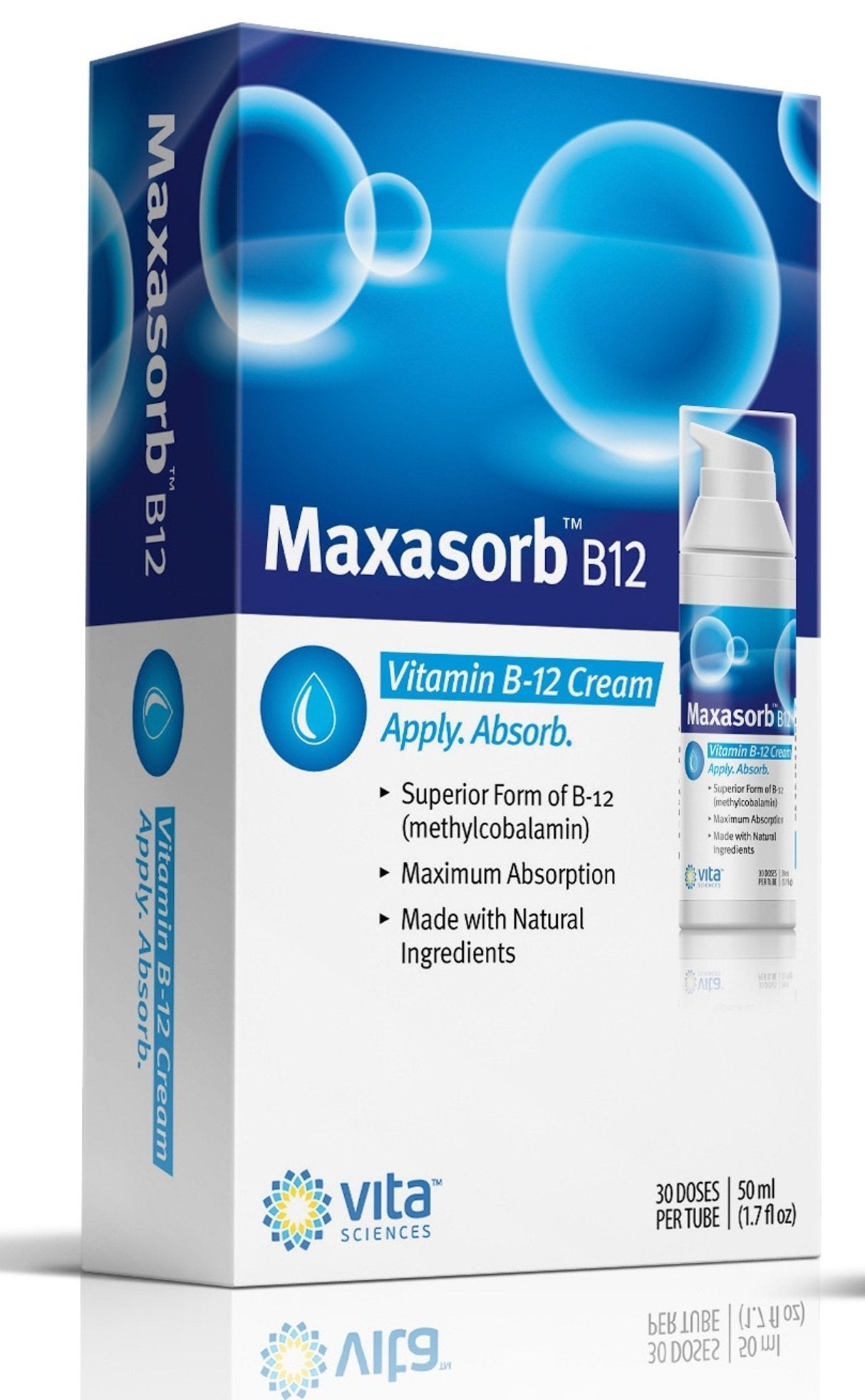 Vita Sciences Vitamin B12 Cream 100g texture close-up