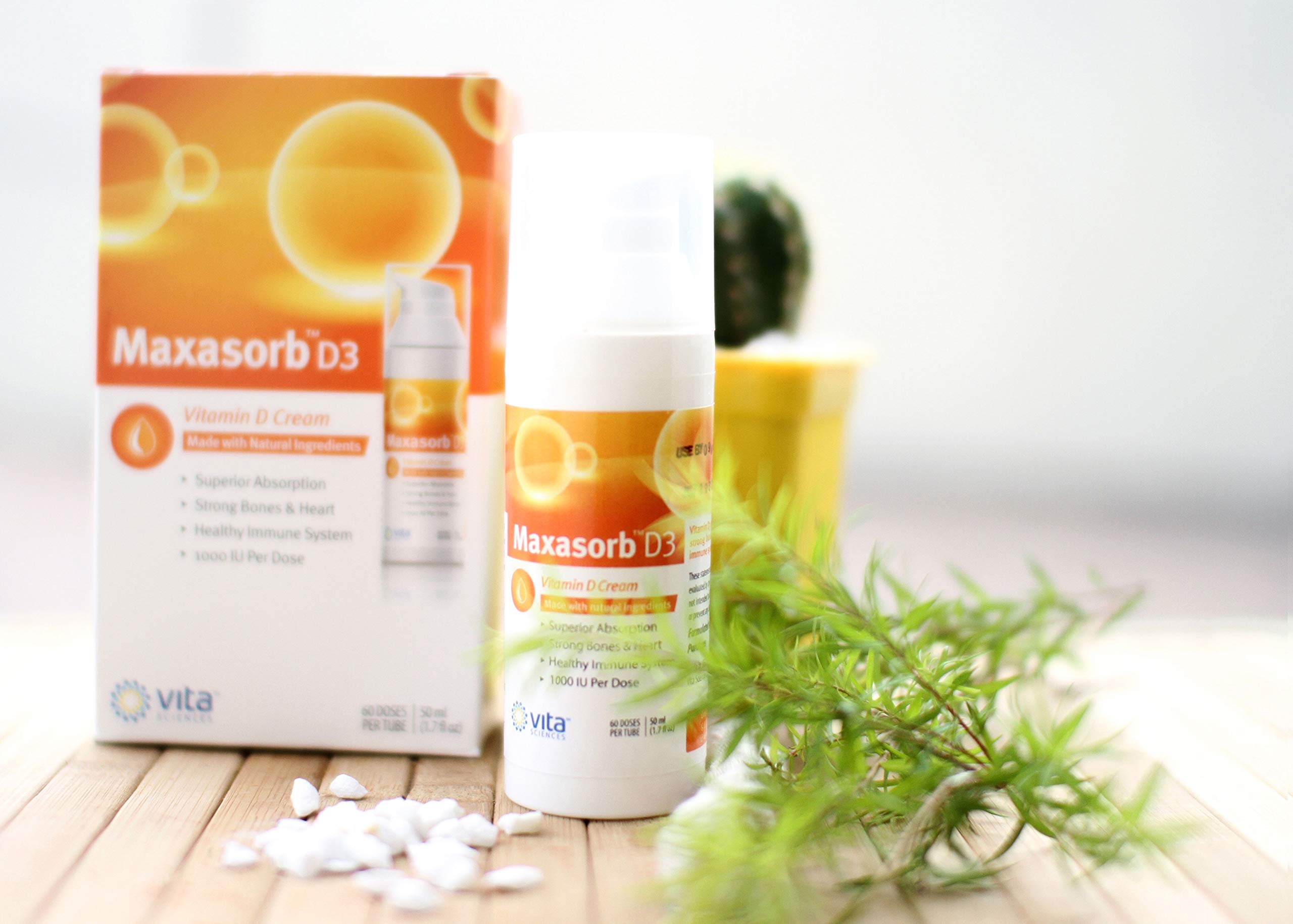 Vita Sciences Vitamin D3 Cream 1000 IU ingredients list