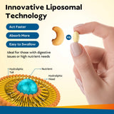 Vita Spark Vitamin D3 & K2 softgels with measuring spoon