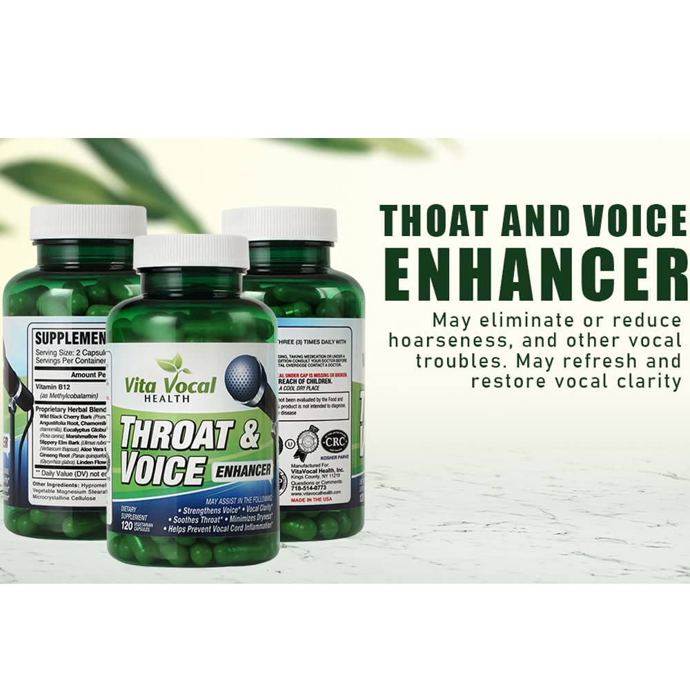 VITA VOCAL Throat & Voice support in a health supplement setting