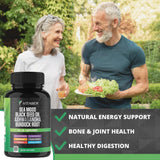 Vitabem Black Seed Oil Capsules with fresh ingredients like turmeric and honey