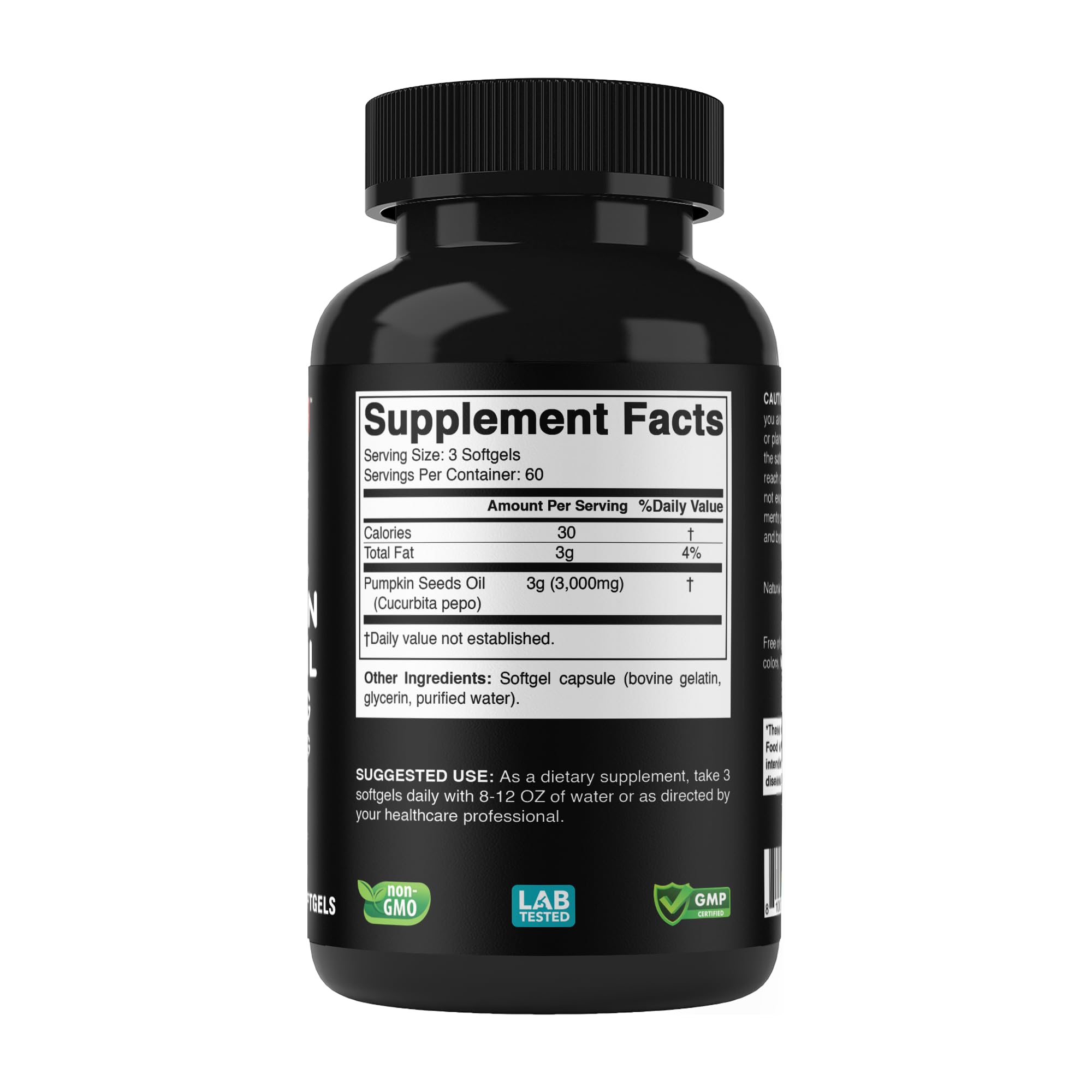 Vitabod Black Seed Oil Capsules close-up showing capsule size