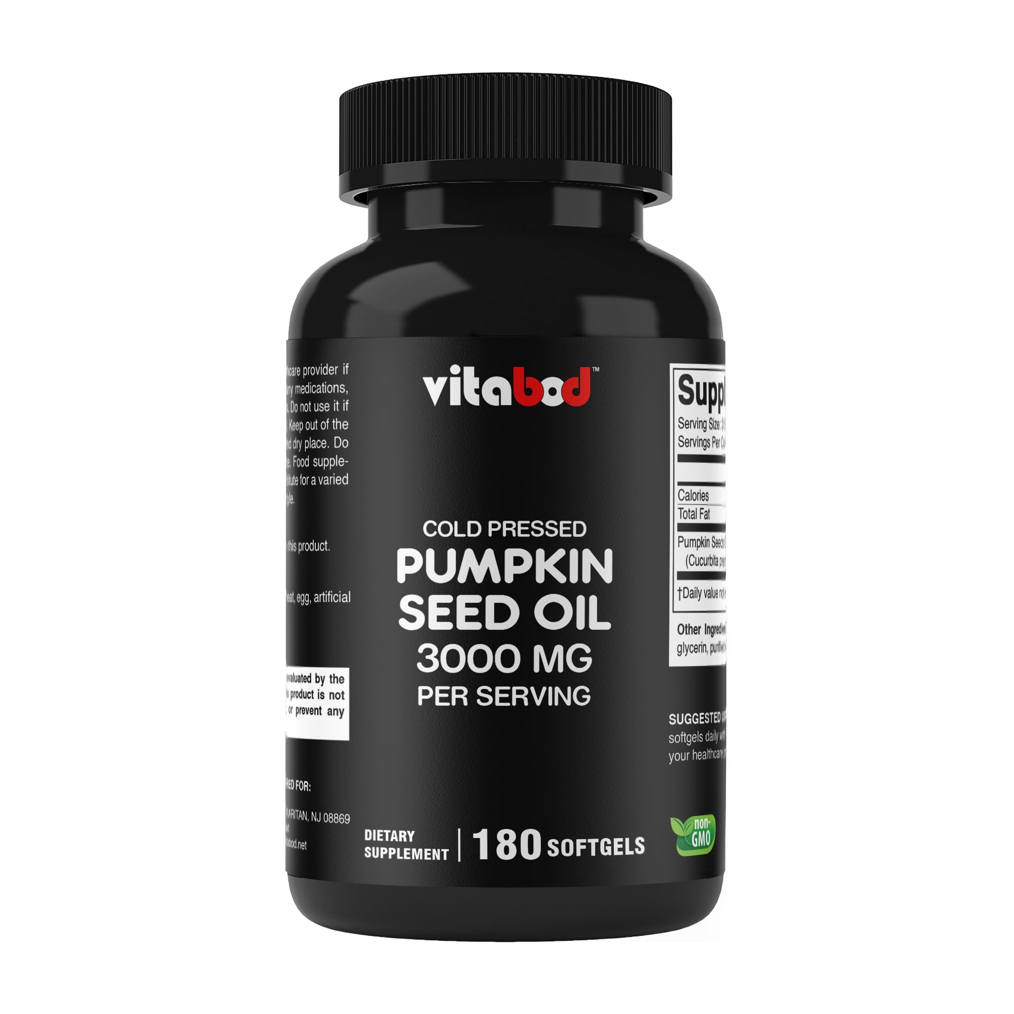 Vitabod Black Seed Oil Capsules front view with packaging