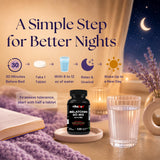 Vitabod Melatonin 60 mg with Vitamin B6 natural citrus flavour
