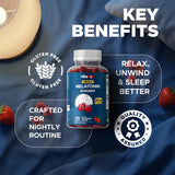 Vitabod Melatonin Gummies 180 Count side view
