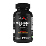 Vitabod Melatonin Sleep Supplement 15mg Citrus Tablets front view