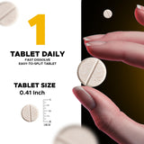 Vitabod Melatonin Sleep Supplement 15mg Citrus Tablets side view