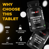 Vitabod Potassium Iodide 130 mg dietary supplement label details