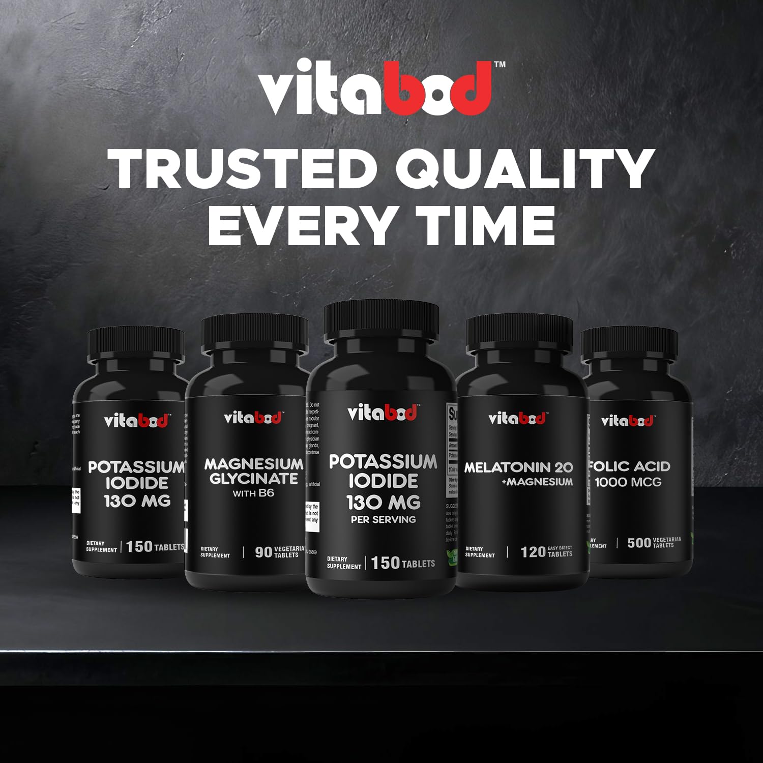 Vitabod Potassium Iodide Supplement with measuring spoon