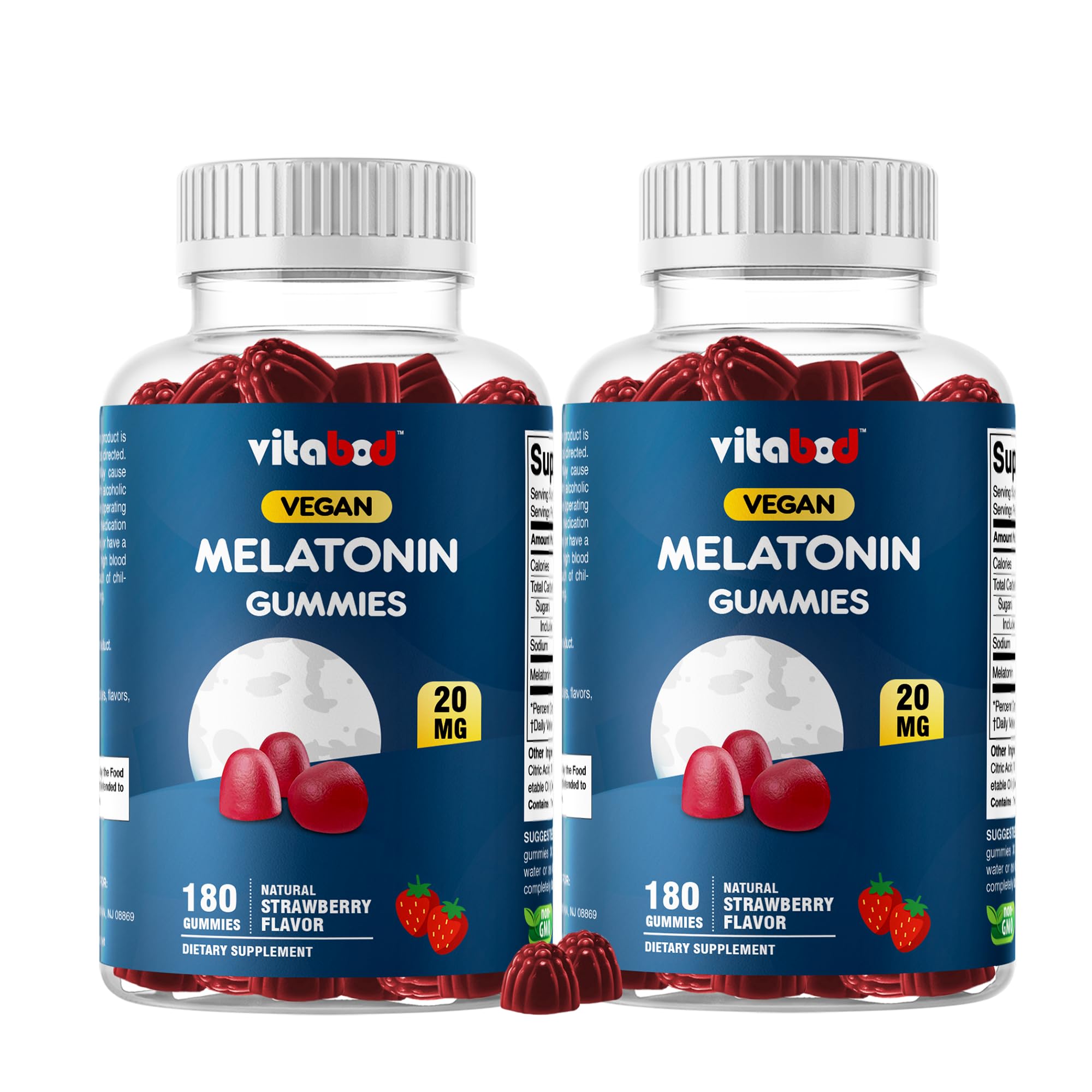 Vitabod Sleep Supplement 20mg Melatonin front view