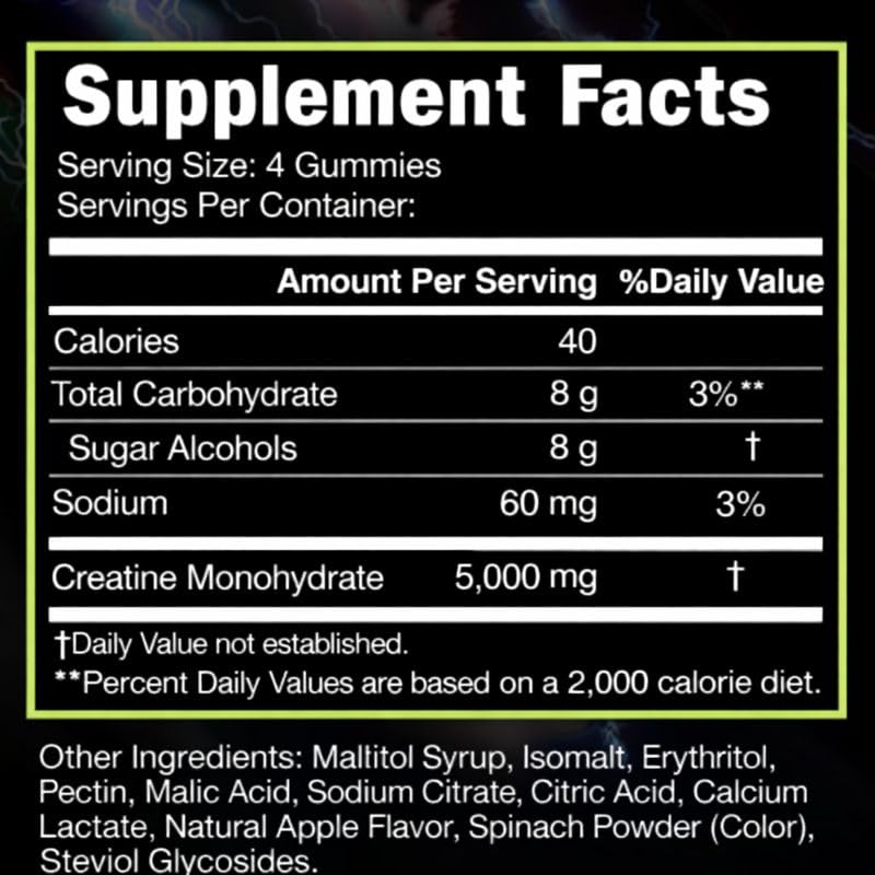 VitaBoost Creatine Gummies being held in hand