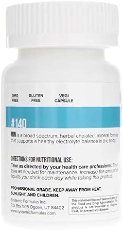 VitaBoost Multiminerals 68g back view with ingredient list