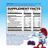 VITABURST Smurfs gummies packaging with fruit illustrations