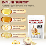 VitaCoeur Aged Garlic Extract Softgels close-up of capsules