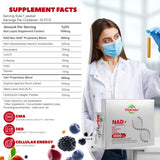 VitaCoeur NAD+ Resveratrol Supplement ingredients list