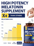 Vitacook Extra Strength Melatonin Tablets side view, packaging