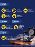 Vitacook Extra Strength Melatonin Tablets with a glass of water