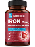 Vitacook High Potency Iron Supplement 65mg bottle front view