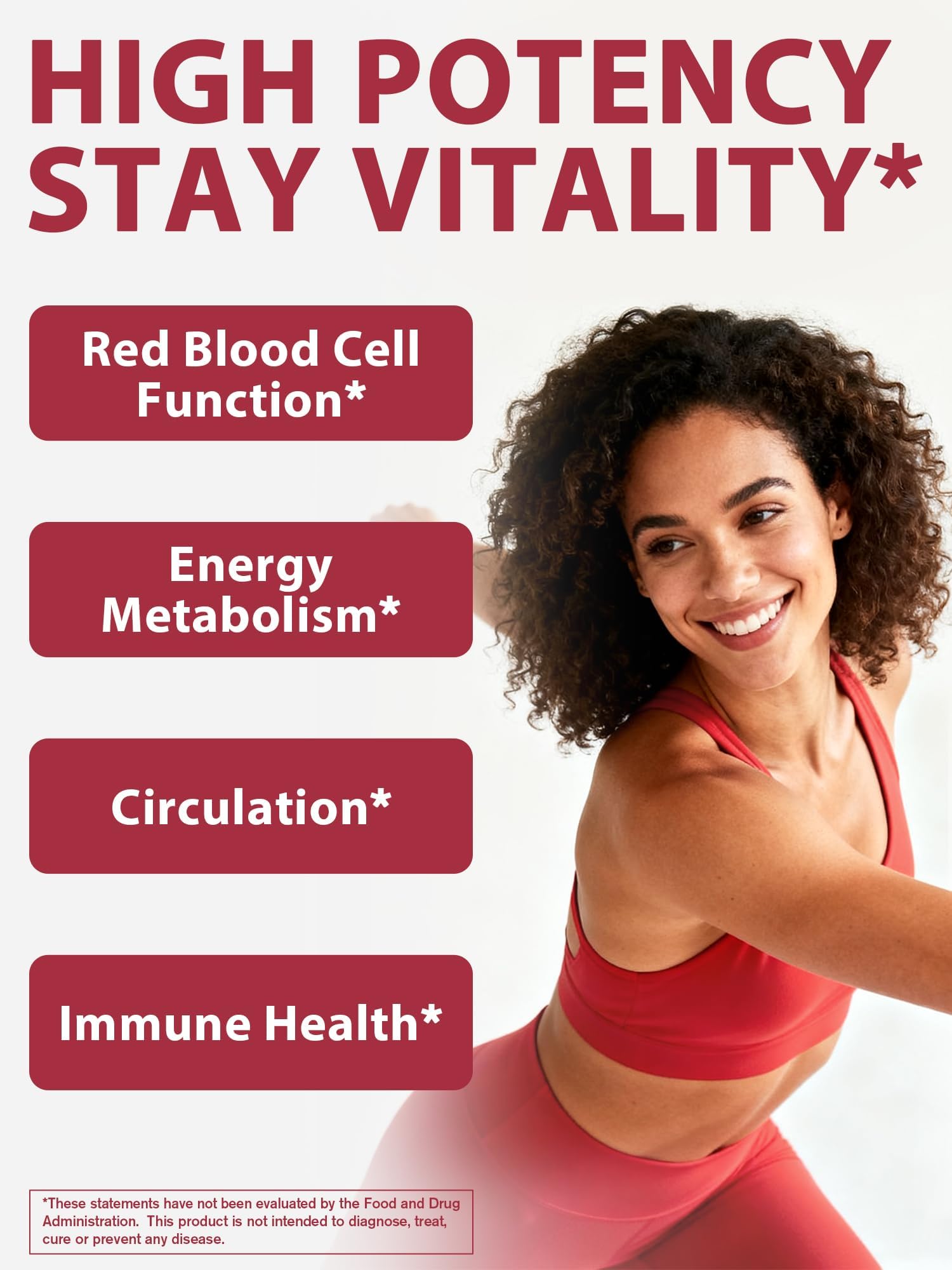 Vitacook High Potency Iron Supplement 65mg side view