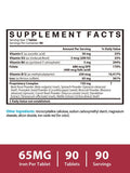 Vitacook High Potency Iron Supplement 65mg with B-Vitamins