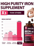 Vitacook Iron Supplement back view with ingredient details