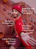 Vitacook Iron Supplement vegan capsules close-up