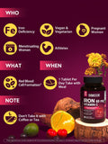 Vitacook Iron Supplement with Vitamin C back view