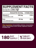 Vitacook Iron Supplement with Vitamin C on a wooden table