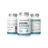 VitaCosmoX Antioxidant Supplement back view with ingredient list