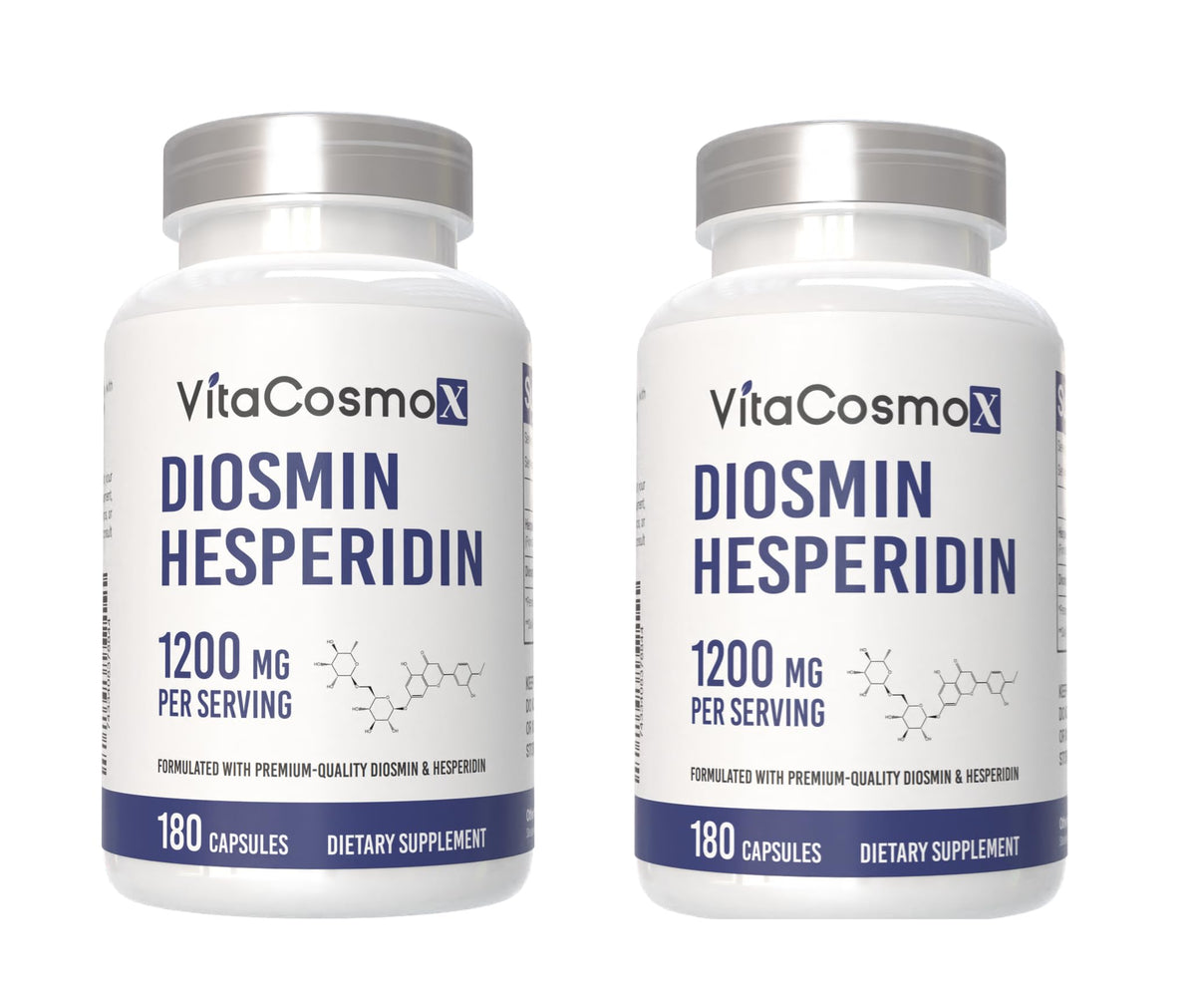 VitaCosmoX Diosmin Hesperidin 1200 mg Capsules front view
