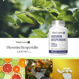 VitaCosmoX Diosmin Hesperidin 1200 mg Capsules with measuring spoon