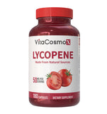VitaCosmoX Lycopene 50mg supplement bottle front view