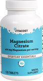 Vitacost Magnesium Citrate 400mg 120 Tablets front view