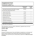 Vitacost Mega daily Enzymes 10X bottle with label