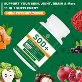 VITACRLLYNMN Antioxidant Supplement back view with ingredient list