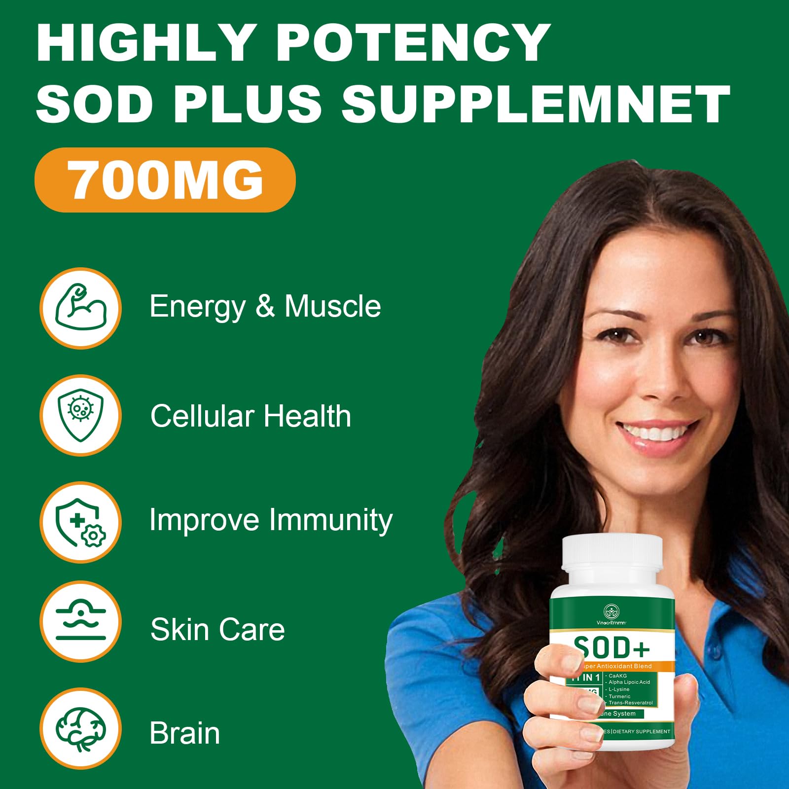 VITACRLLYNMN Antioxidant Supplement packaging on a white background