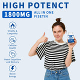 VITACRLLYNMN Fisetin Supplement softgel in hand