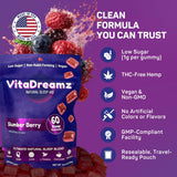 VitaDreamz Advanced Melatonin Complex on a wooden table