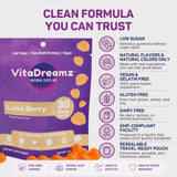 VitaDreamz Luna Berry Sleep Gummies close-up of gummies