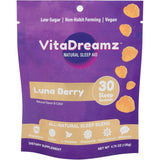 VitaDreamz Luna Berry Sleep Gummies front view with packaging