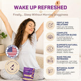 VitaDreamz Luna Berry Sleep Gummies side view with nutritional information