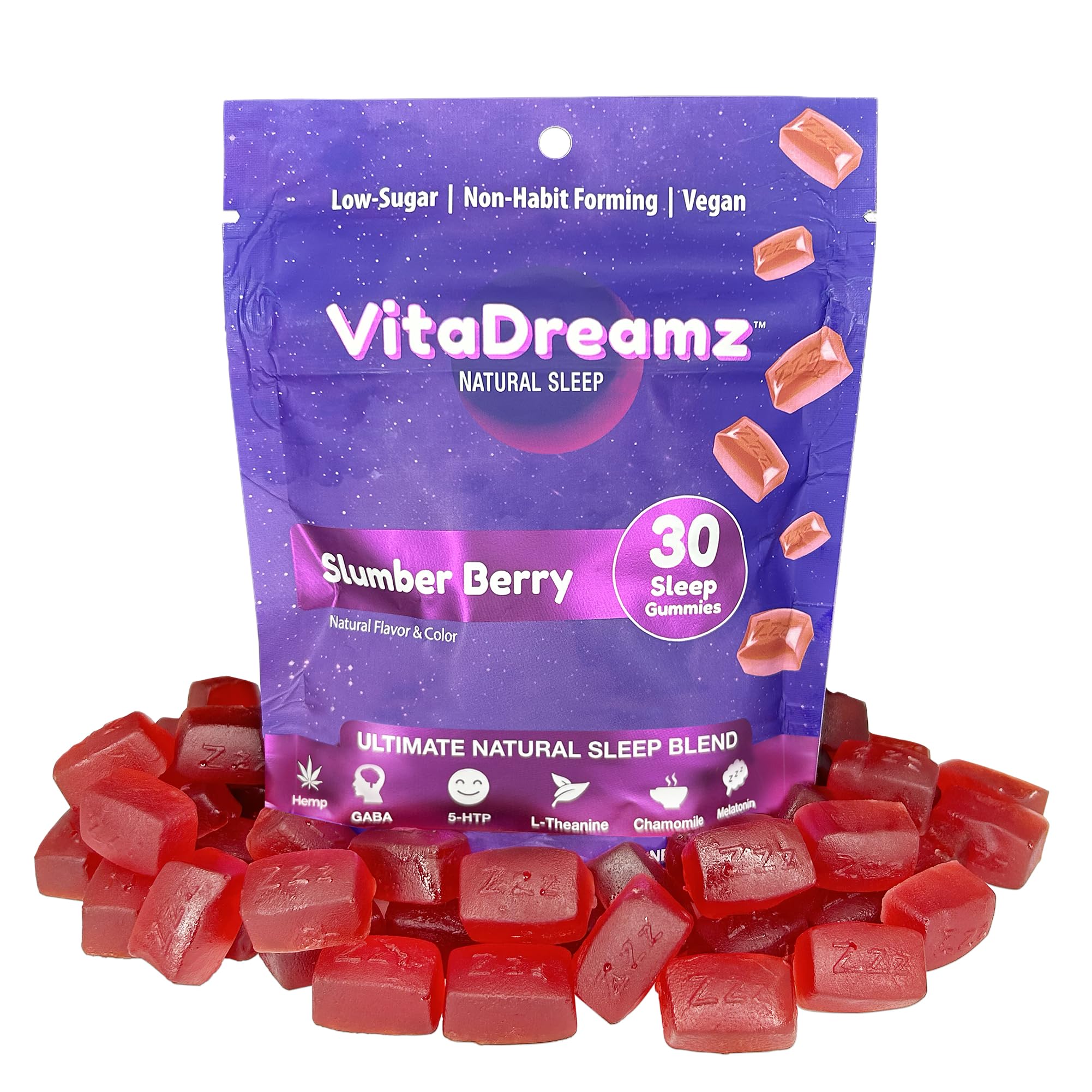 VitaDreamz Sleep Supplement Advanced Melatonin Complex front view