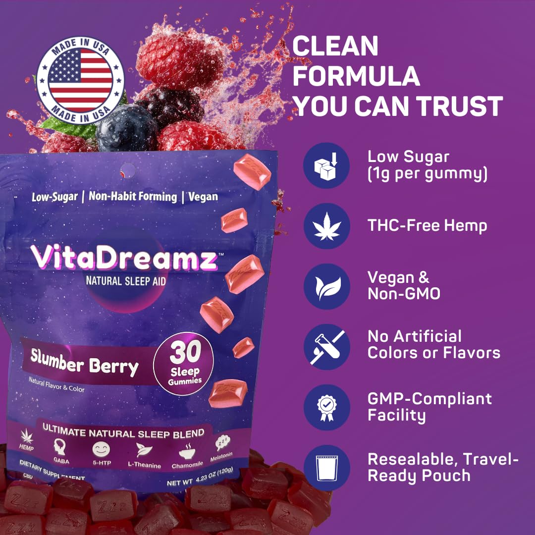 VitaDreamz Sleep Supplement Advanced Melatonin Complex in a lifestyle setting