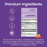 vitafive Extra Strength Melatonin Gummies 10mg gummies in hand