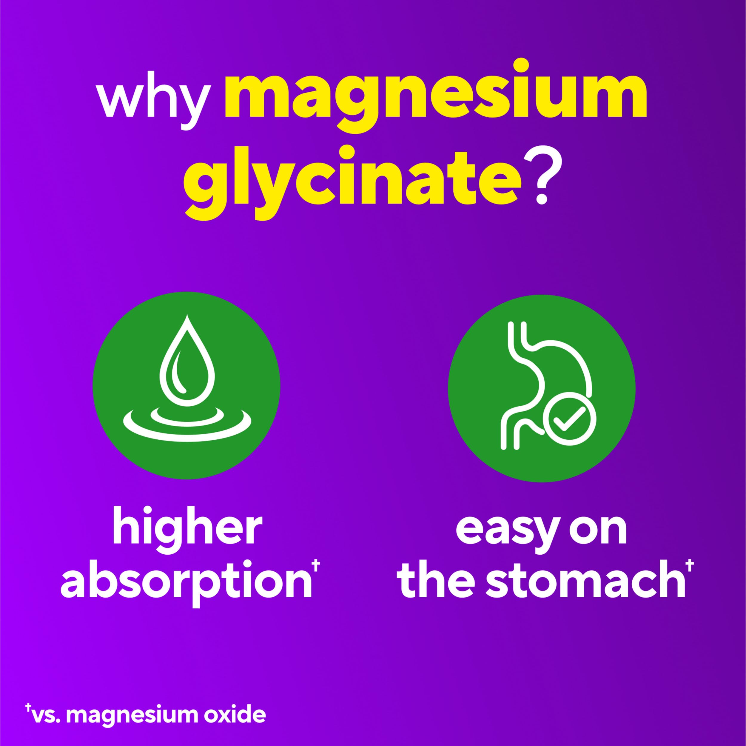Vitafusion Magnesium Glycinate Gummies with fresh cherries and berries