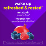 Vitafusion Melatonin and Magnesium Gummies with fruits