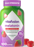 Vitafusion Melatonin Gummies 10mg 100 Count bottle front view
